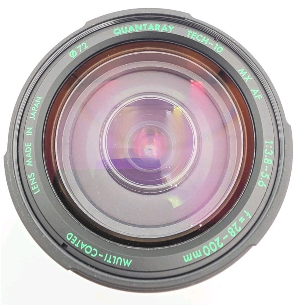 Quantaray Tech-10 MX AF 28-200mm f/3.8-5.6 Lens for Nikon AF Caps Filter